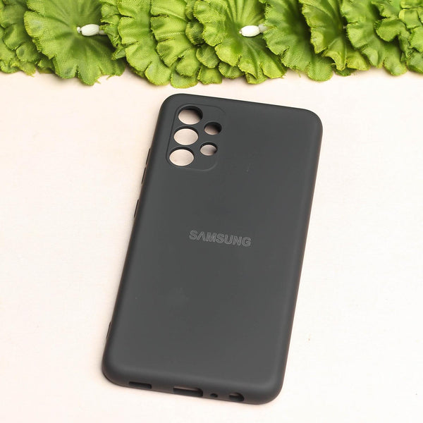 Black Original Camera Safe Silicone case for Samsung A32