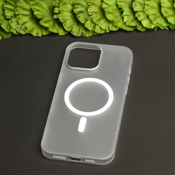 White Paper Matte Magsafe Case for Apple Iphone 11