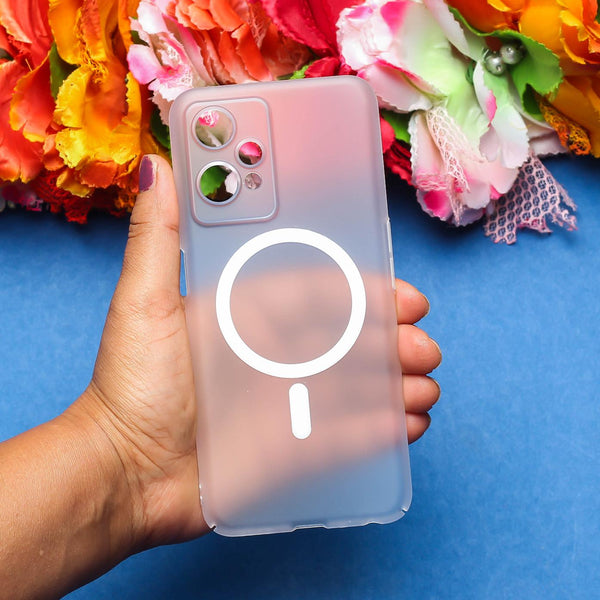 White Paper Matte Magsafe Case for Oneplus Nord Ce 2 Lite