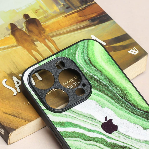 Greenstone Essence metal back case for Apple Iphone 13 pro