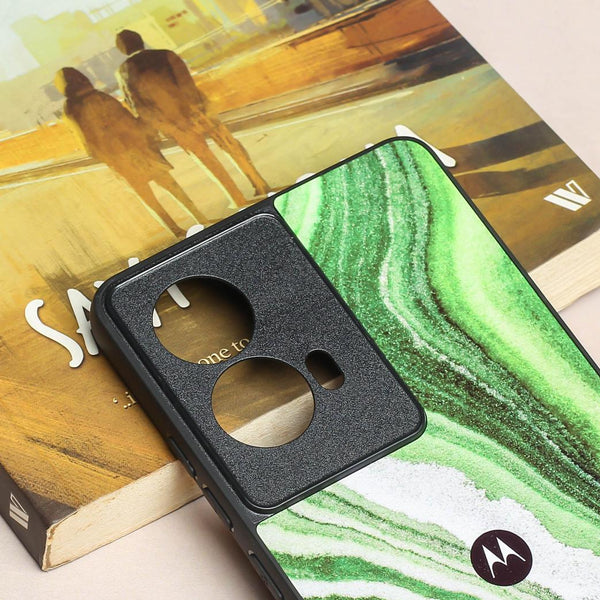 Greenstone Essence metal back case for Moto G85