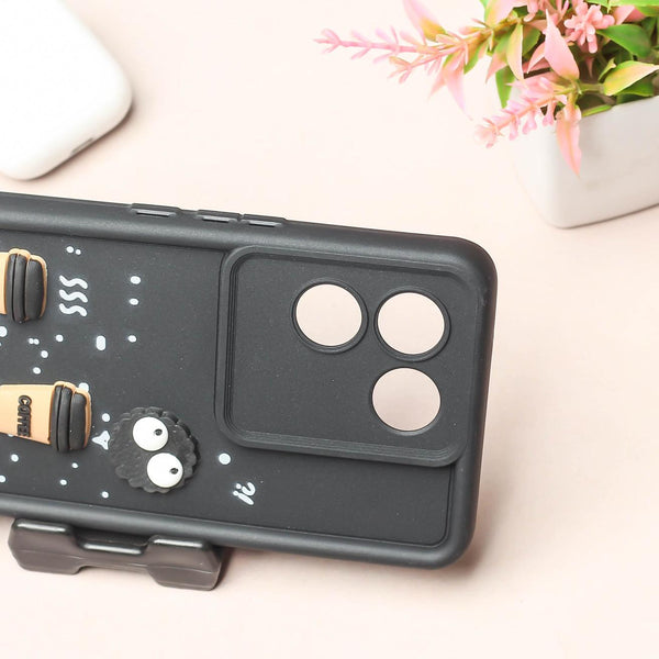 Black COFFEE (ALWAYS HAPPY) Silicone case for Vivo T2 Pro