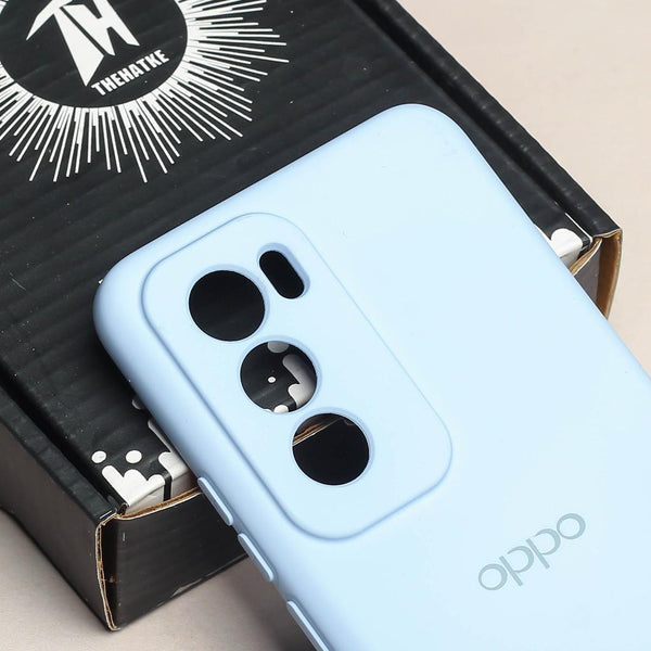 Cloud Blue Camera Original Silicone case for Oppo Reno 12