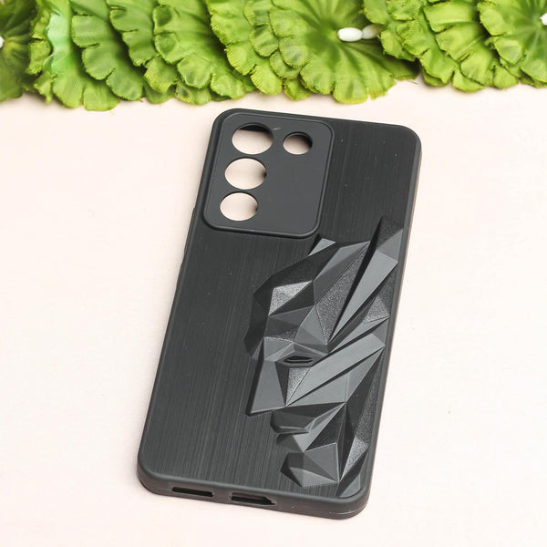 Superhero Engraved logo silicon Case for Vivo Y200