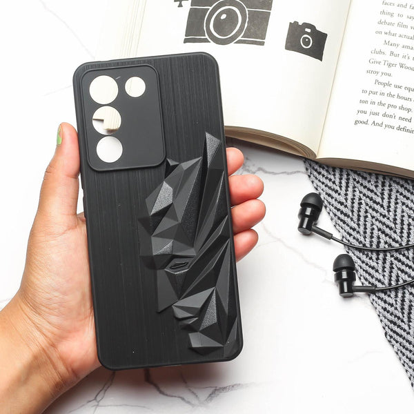Superhero Engraved logo silicon Case for Vivo Y200