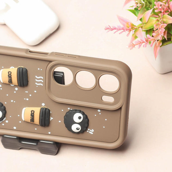 Brown COFFEE (ALWAYS HAPPY) Silicone case for Vivo Y29