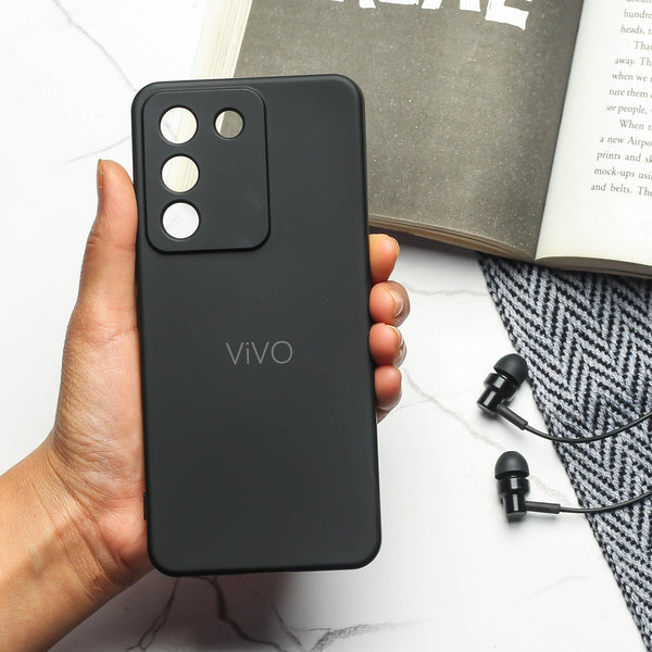 Black Camera Original Silicone case for Vivo Y200
