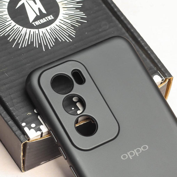 Black Camera Original Silicone case for Oppo Reno 12