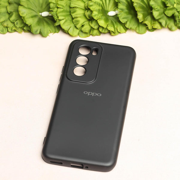 Black Camera Original Silicone case for Oppo Reno 12