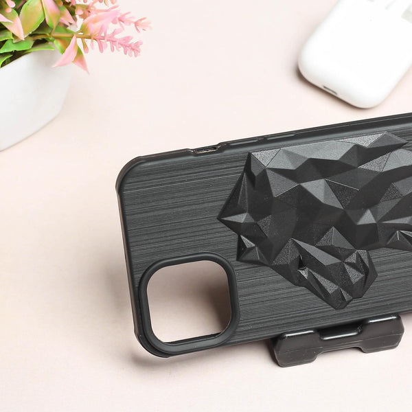 LION Engraved Silicone Case for Apple iphone 13