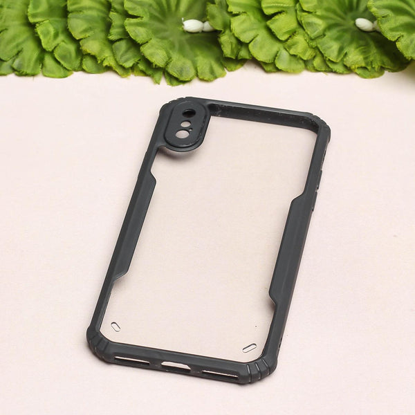 Hybrid Shockproof silicone protective transparent Case for Apple iphone X/Xs