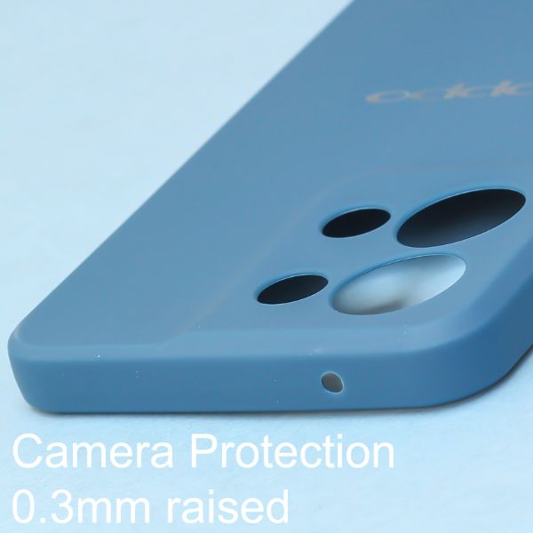 Cosmic Blue Candy Silicone Case for Oppo Reno 8