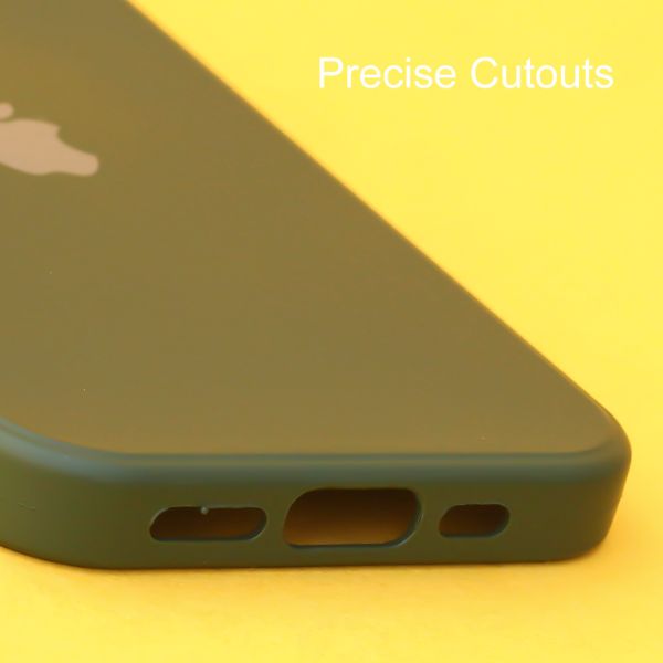 Dark Green Candy Silicone Case for Apple Iphone 16 Pro