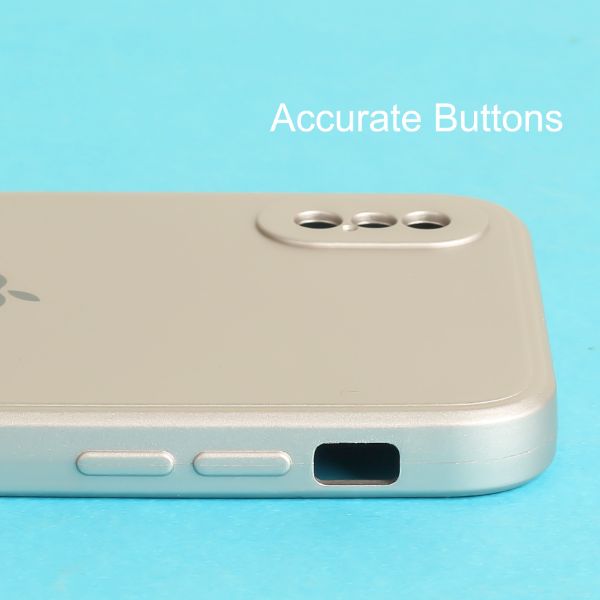 Lavender Metallic Finish Silicone Case for Apple Iphone X/XS