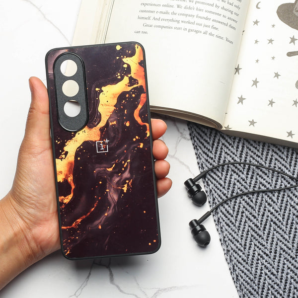 Black Gold Blaze metal back case for OnePlus Nord CE 4