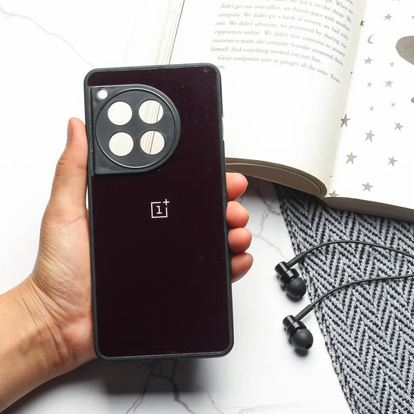 Black metal back case for OnePlus 12R