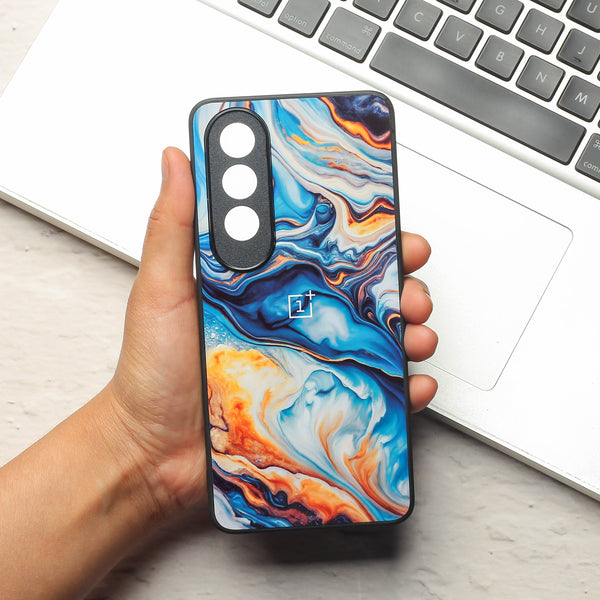 Blue Opulent metal back case for OnePlus Nord CE 4