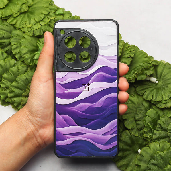 Purple Crest metal back case for OnePlus 12R