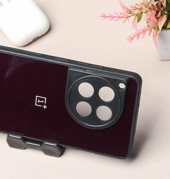 Black metal back case for OnePlus 12R