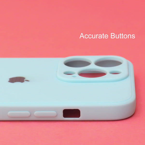 Light Blue Candy Silicone Case for Apple iphone 16 Pro