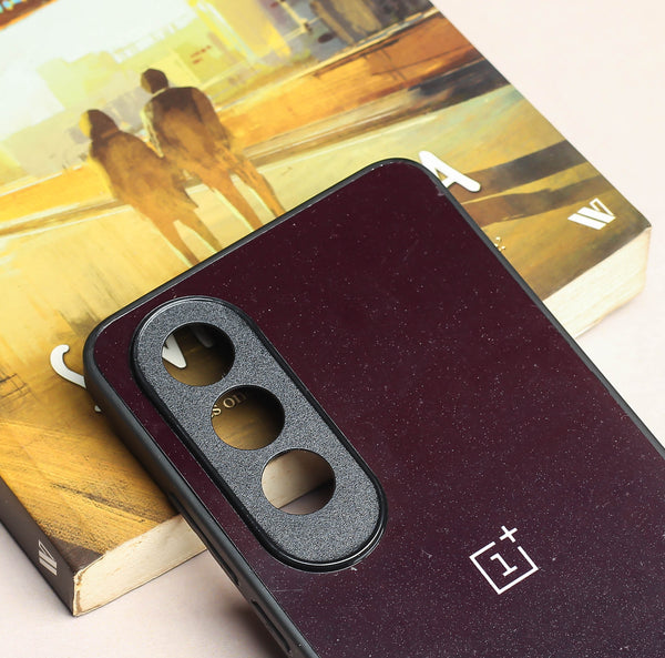 Black metal back case for OnePlus Nord CE 4