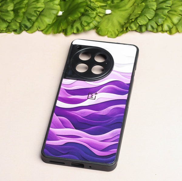 Purple Crest metal back case for OnePlus 12R