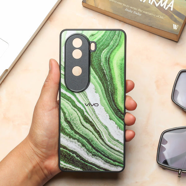 Greenstone Essence metal back case for Vivo V40e