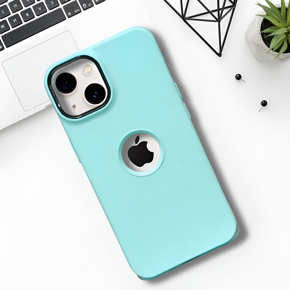 blue apple iphone 13 silicone case