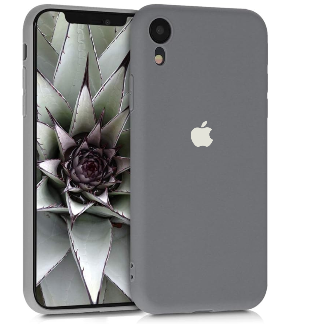 Grey Original Camera Silicone case for Apple iphone XR – The Hatke