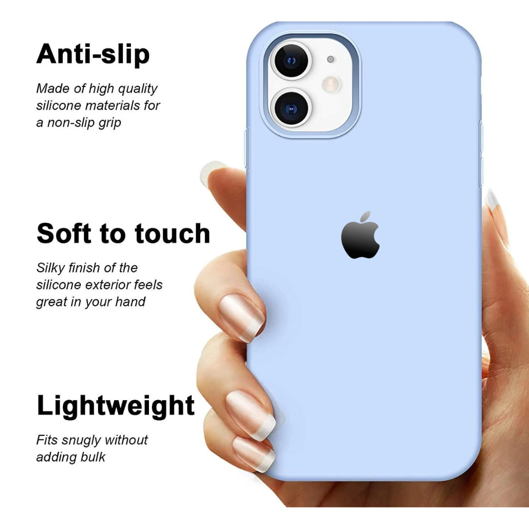 Cloud Blue Original Silicone Case for Apple iphone 12 – The Hatke