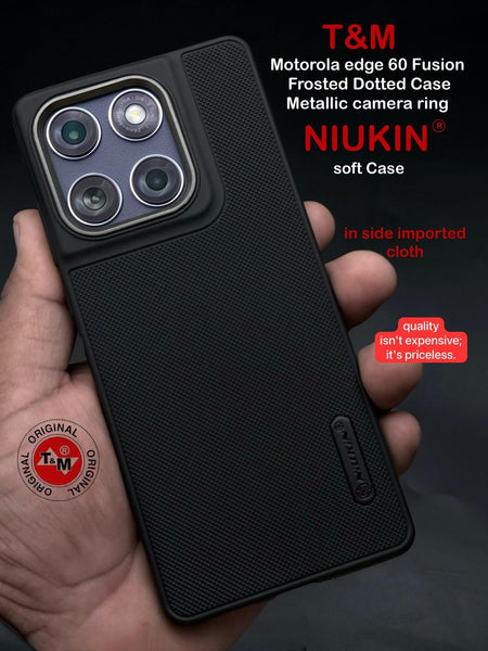 Niukin Silicone Case for Motorola Edge 60 Fusion