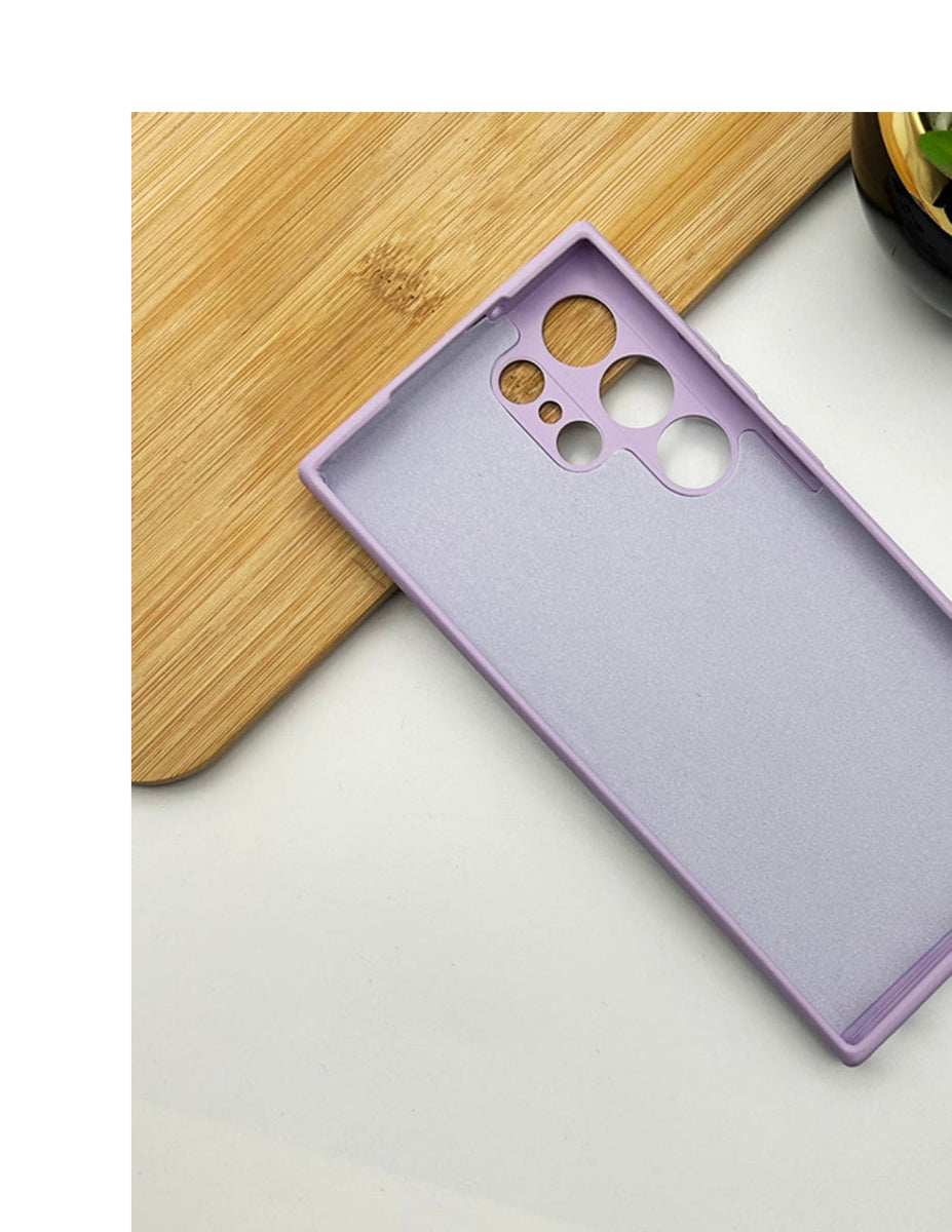 For Samsung Galaxy S24 Ultra 5G Rhombic Grid Texture Leather Phone  Case(Purple)
