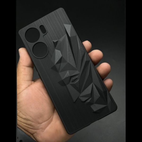 Superhero Engraved logo silicon Case for Vivo V29e 5G