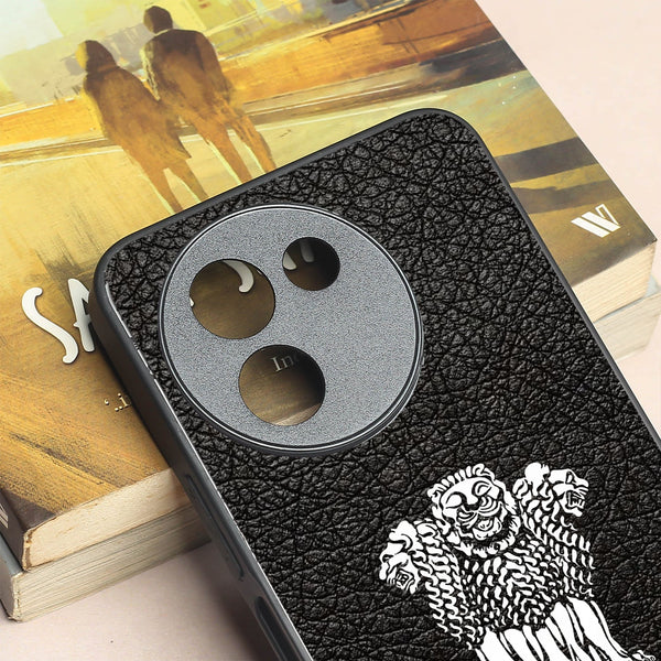 Black Satyamev Jayate metal back case for Vivo T3X