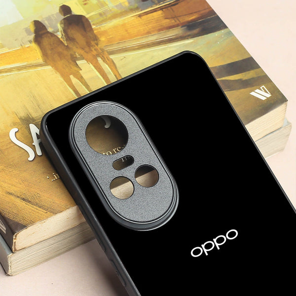 Black metal back case for Oppo Reno 10 Pro