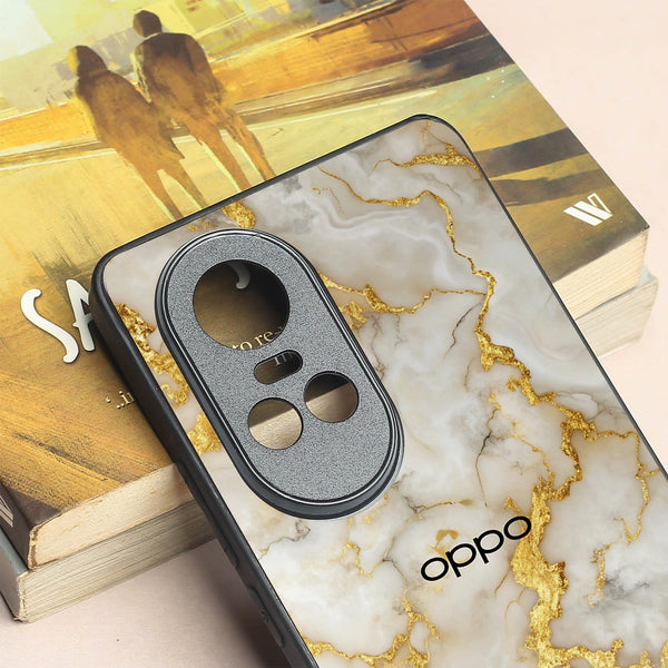 Gold Vein Glory metal back case for Oppo Reno 10 Pro
