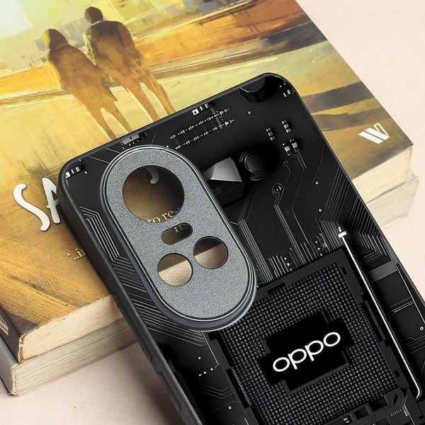 Microchip metal back case for Oppo Reno 10 Pro