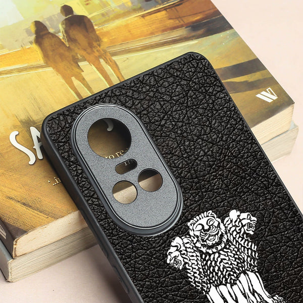 Black Satyamev Jayate metal back case for Oppo Reno 10 Pro