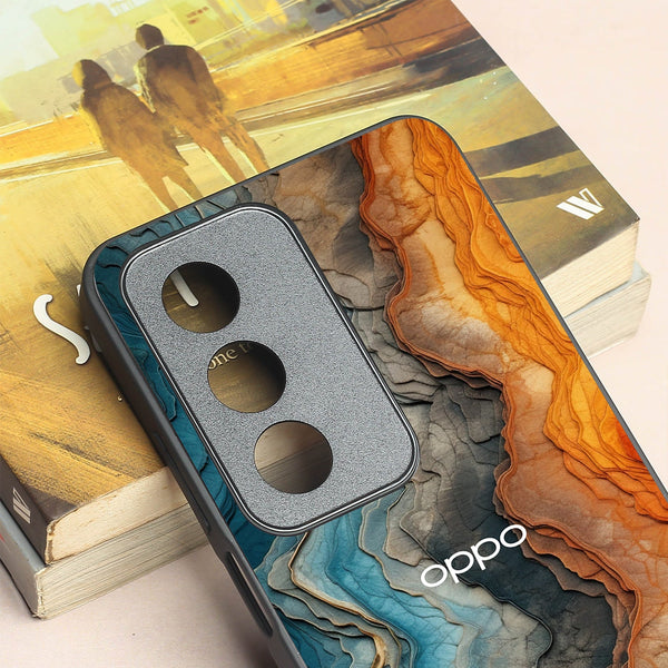 Layered Marble metal back case for Oppo K12X
