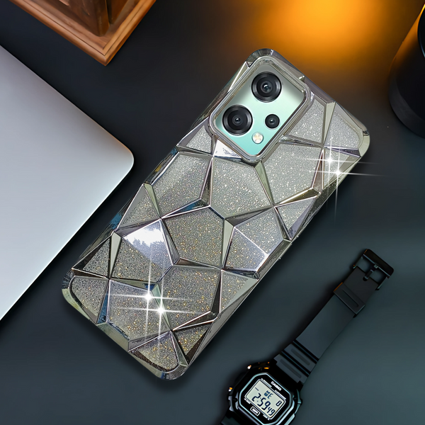 Dazzle Silver Silicone case for Oppo K12x