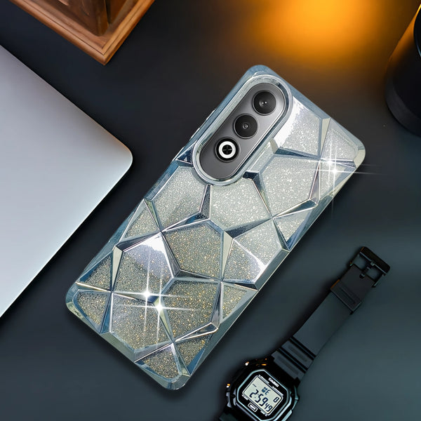 Dazzle Silver Silicone case for Oneplus Nord Ce 4