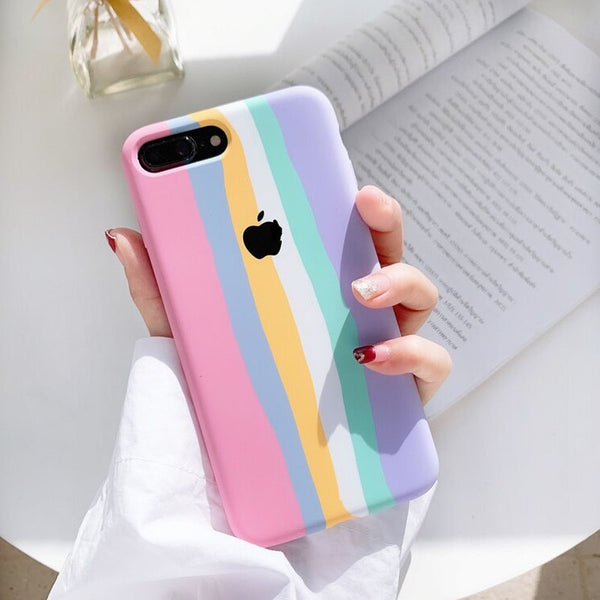 Spectrum Silicone Case for Apple iphone 7 plus