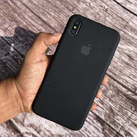 Black Silicone Case for Apple iphone X/xs – The Hatke
