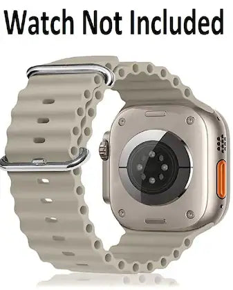 Cream Ocean Loop Watch Strap For apple For Apple Iwatch (22mm)