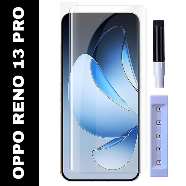 Premium UV Tempered Glass Screen Protector For Oppo Reno 13 Pro