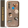 BROWN COFFEE (ALWAYS HAPPY) Silicone case for Redmi Note 8