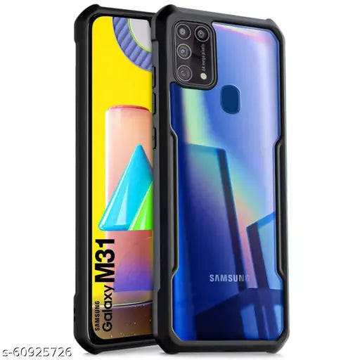 Shockproof transparent Safe Silicone case for Samsung M31