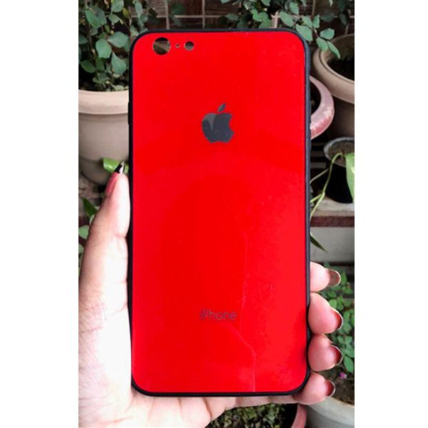 Red mirror Silicone Case for Apple iphone 6 plus/6s plus