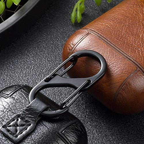 Dark Brown Leather Case For Apple Airpods 1/2