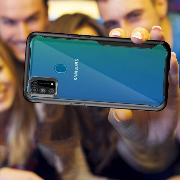 Shockproof transparent protection Silicone case for Samsung M31